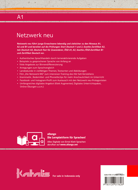 Netzwerk neu A1, Paket Buku (Kursbuch dan Übungsbuch)