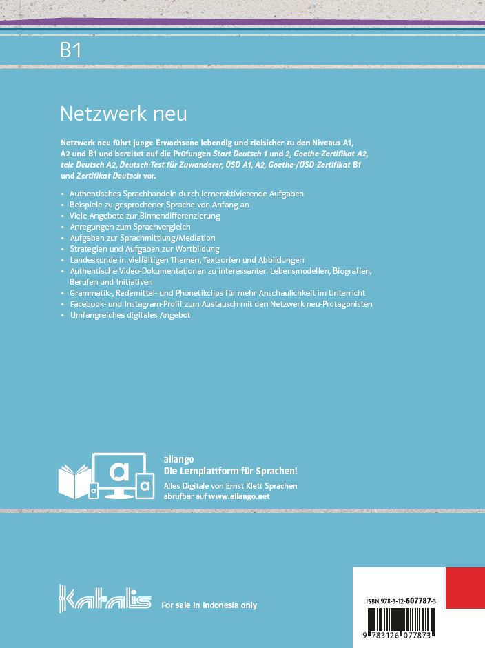 Netzwerk neu B1, Paket Buku (Kursbuch dan Übungsbuch)