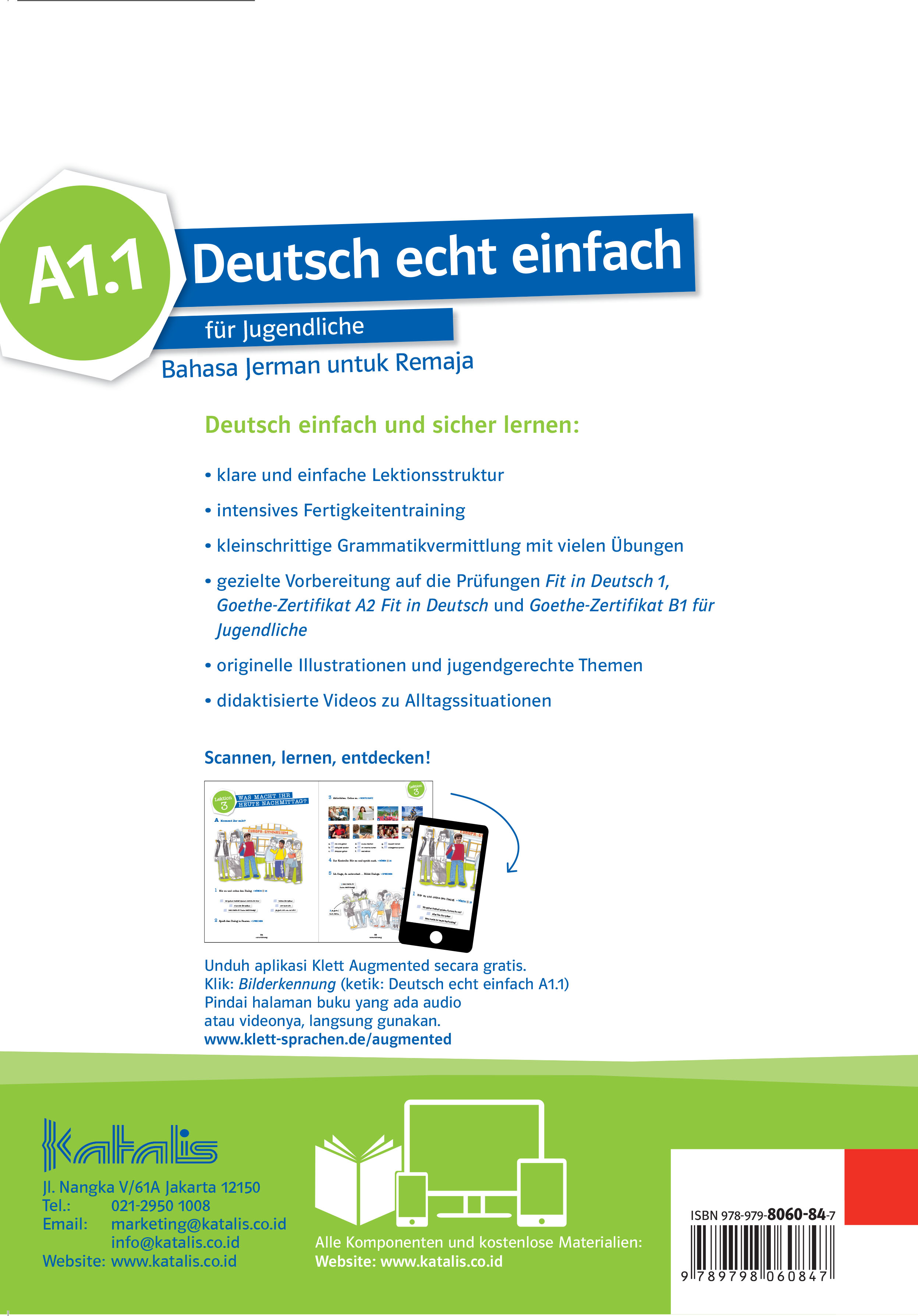 Deutsch echt einfach für Jugendliche Bahasa Jerman untuk Remaja  A1.1