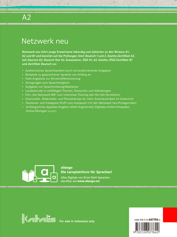 Netzwerk neu A2, Paket Buku (Kursbuch dan Übungsbuch)