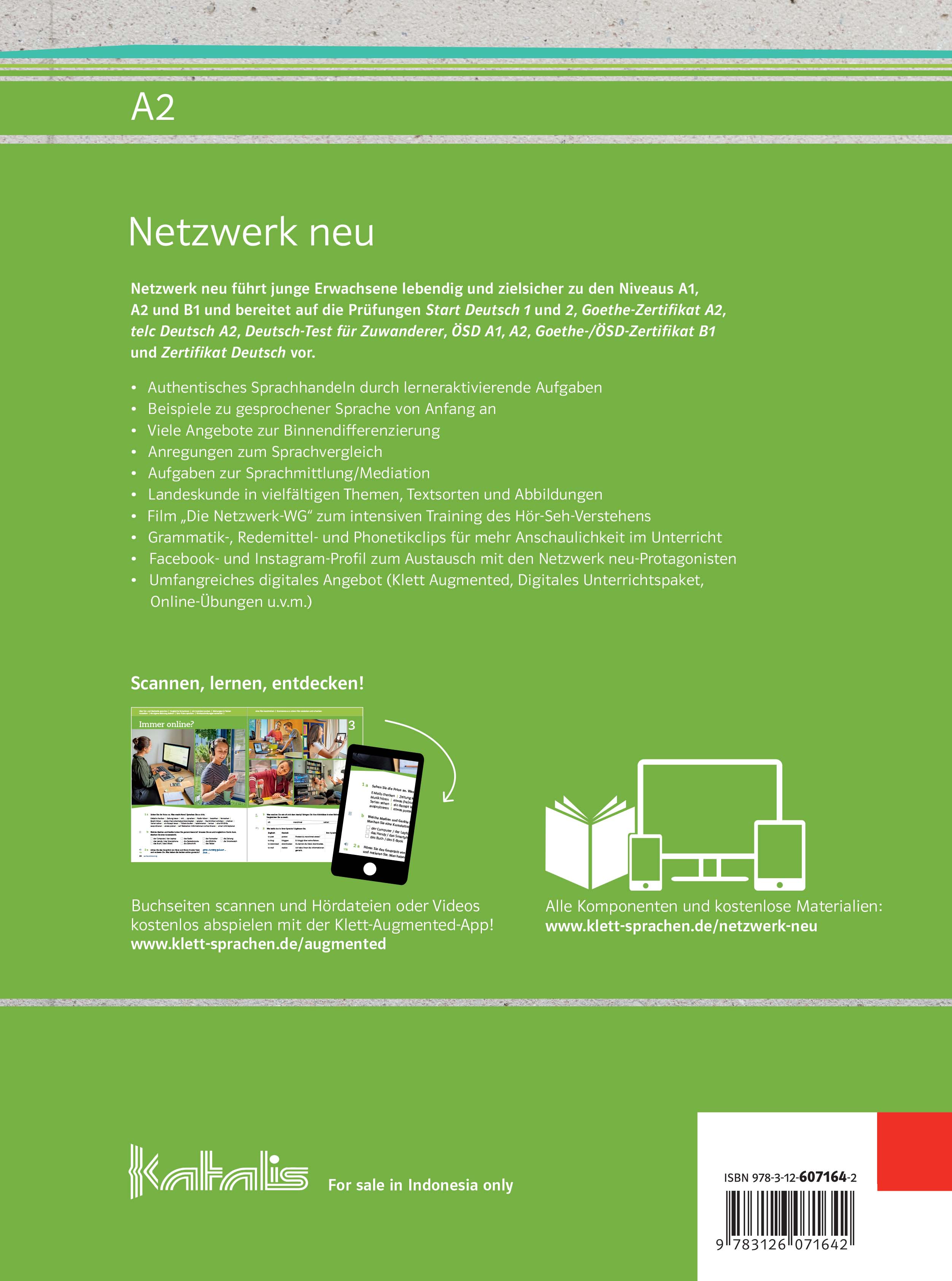Netzwerk neu A2, Paket Buku (Kursbuch dan Übungsbuch)